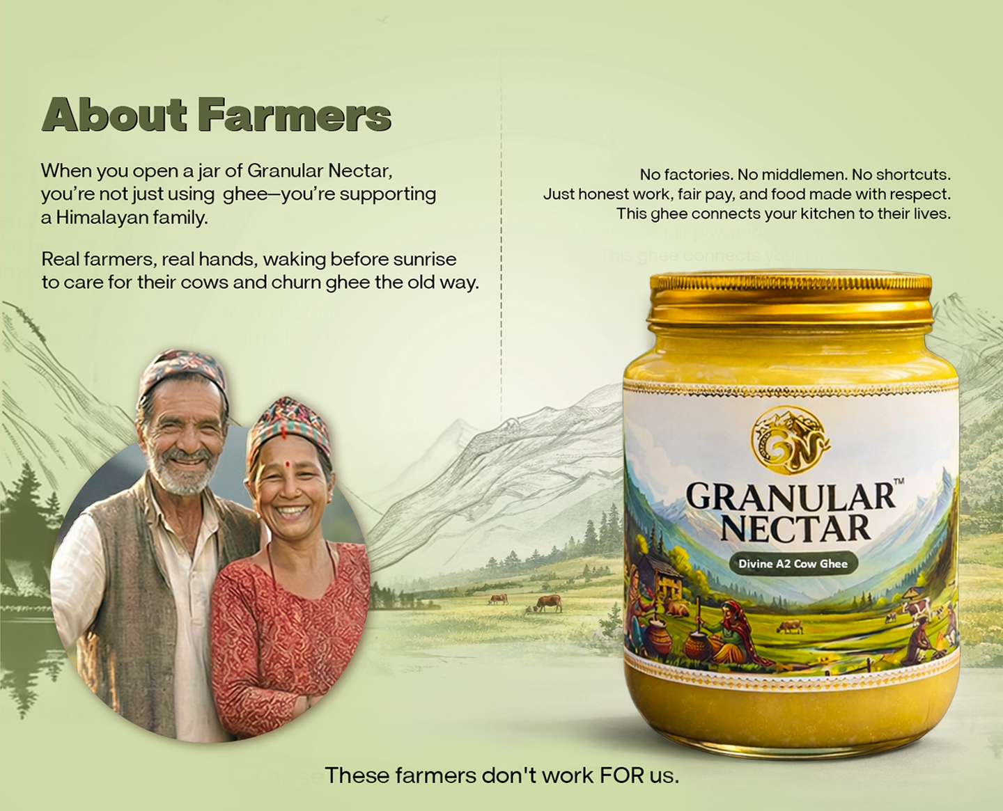 Granular Nectar A2 Cow & Buffalo Ghee